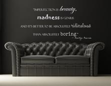 Imperfection is Beauty Wall Decal