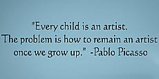 Every Child Artist Picaso Wall Decal