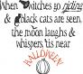 When Witches Go Riding Wall Decal