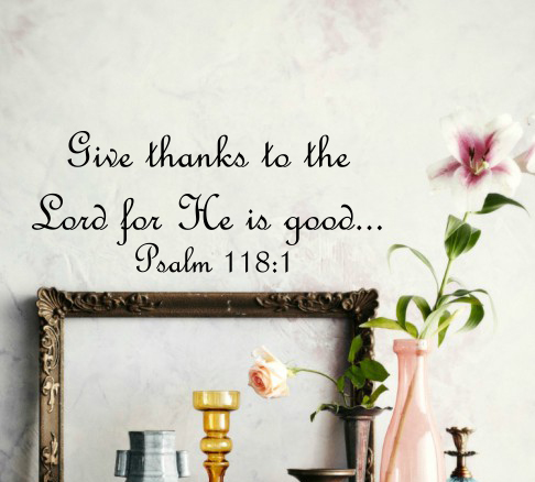 Give Thanks Wall Decal