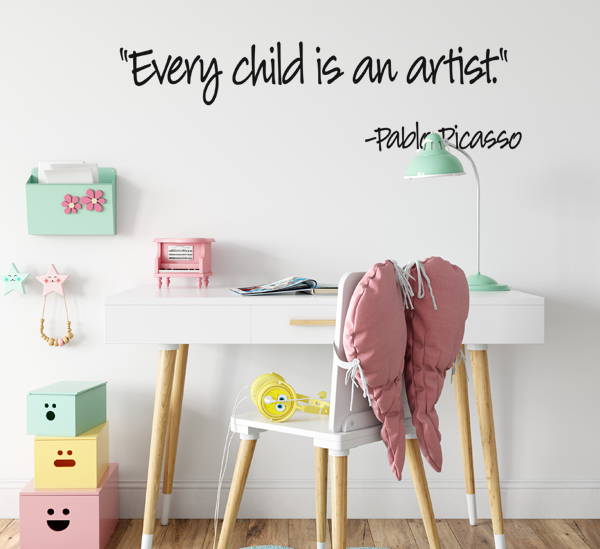 Every Child Is An Artist Wall Decal