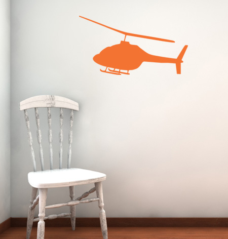 Helicopter 2 Wall Decal