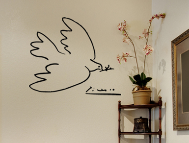Picasso Dove LARGE Wall Decal