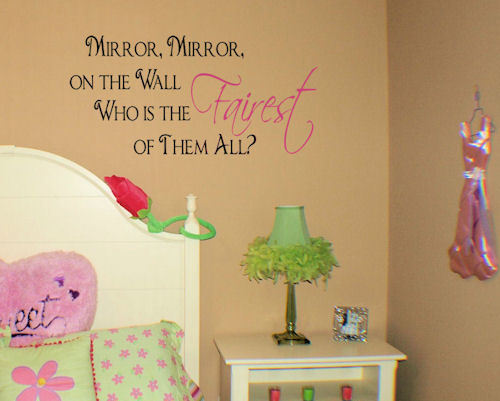 Mirror Mirror Fairest of All Wall Decal
