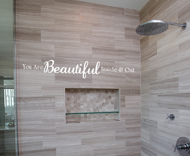 Beautiful Inside And Out Wall Decal