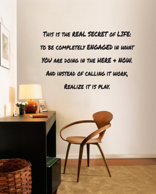 Realize It Is Play Wall Decal
