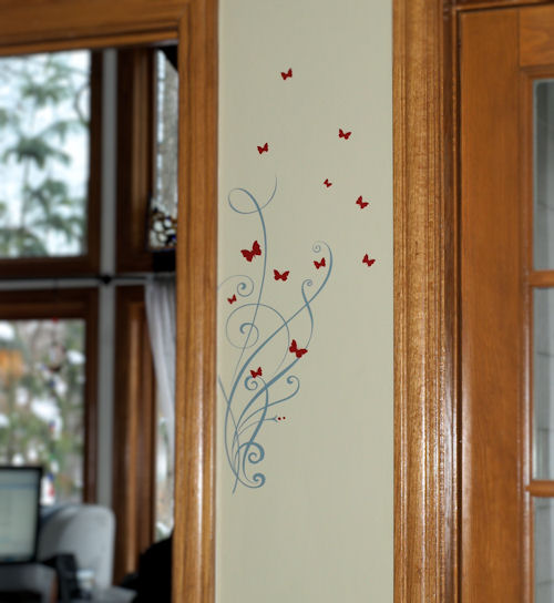 Butterfly Ribbons Wall Decal
