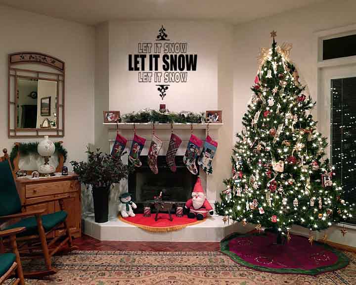 Let it Snow Decal