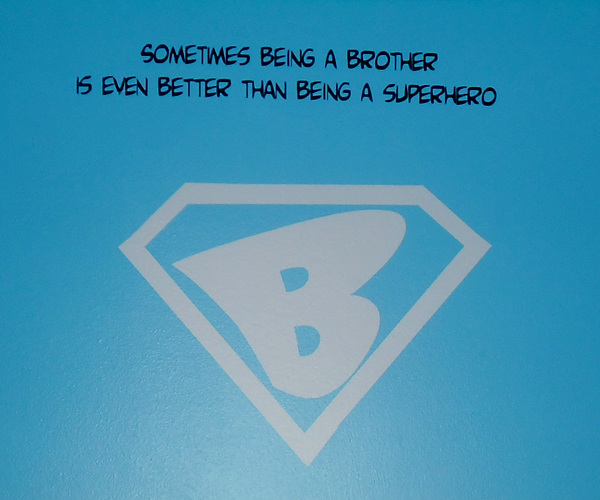 Superhero Brother Wall Decals