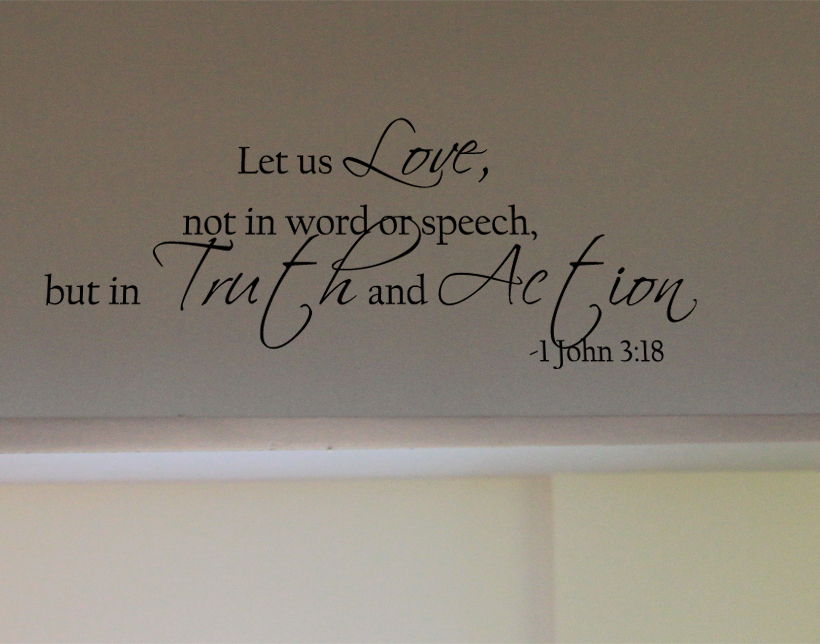 Let Us Love Wall Decals