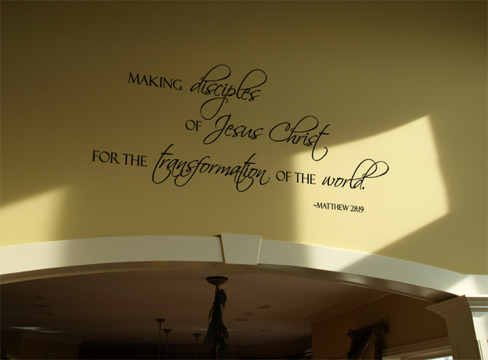 Making Disciples Wall Decals