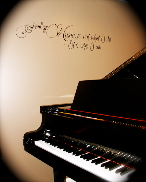 Music Who I Am Wall Decal