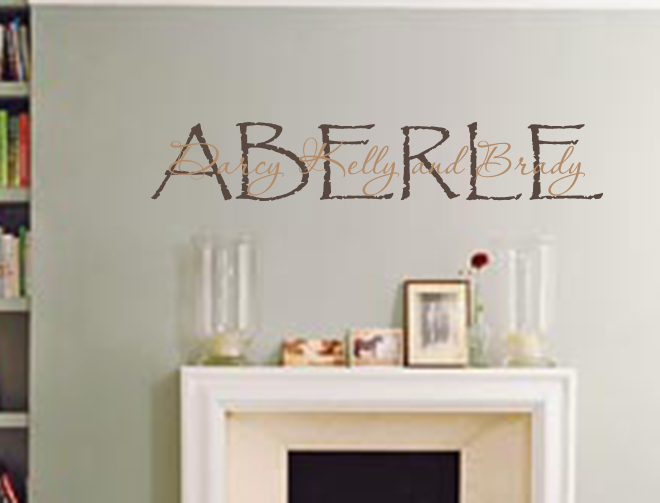 Family Name Wall Decal