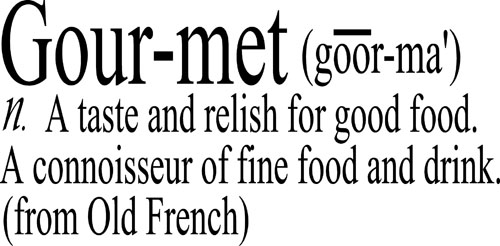 Gourmet Definition | Wall Decals