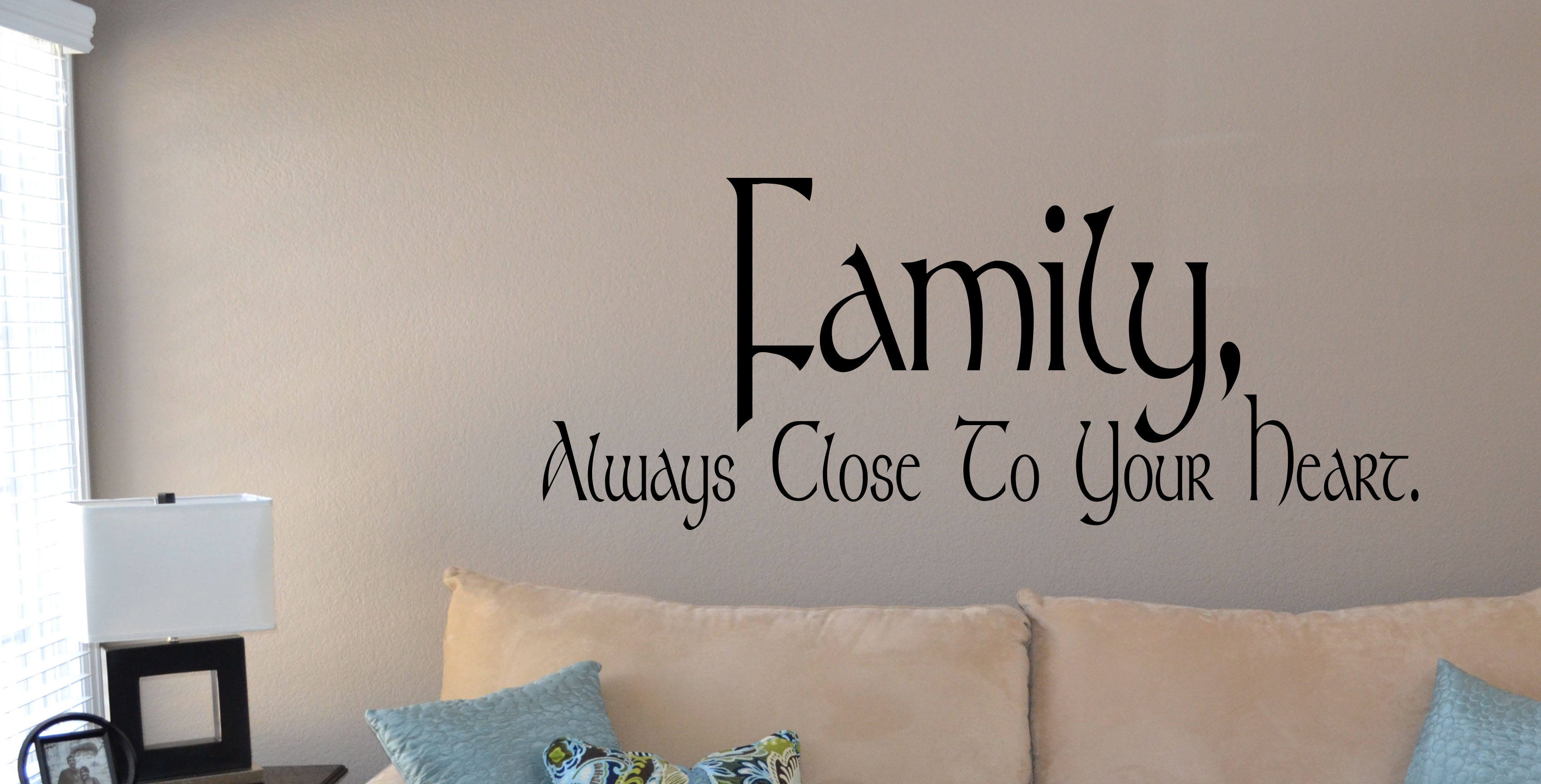 Family Heart Wall Decal