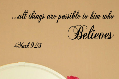 All Things Are Possible Wall Decals