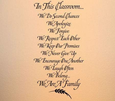 In This Classroom II Wall Decals