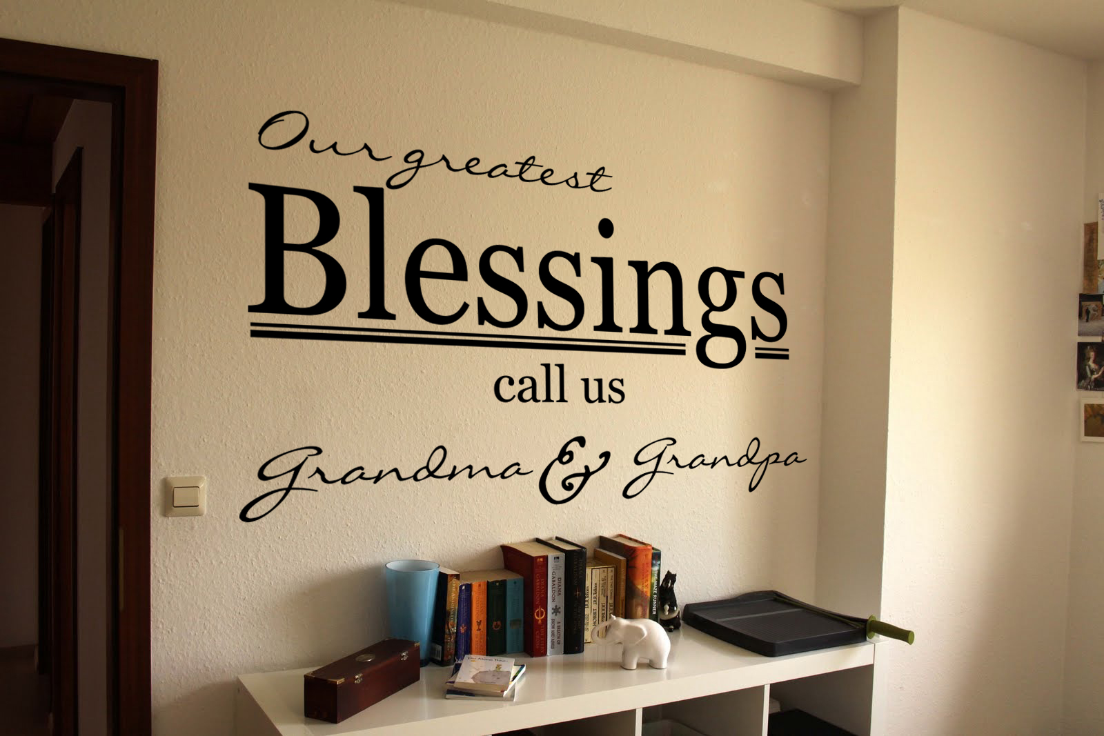 Grandkids Welcome Funny Decor vinyl wall decal quote sticker Inspirational 