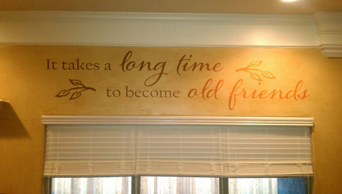 Old Friends Wall Decal