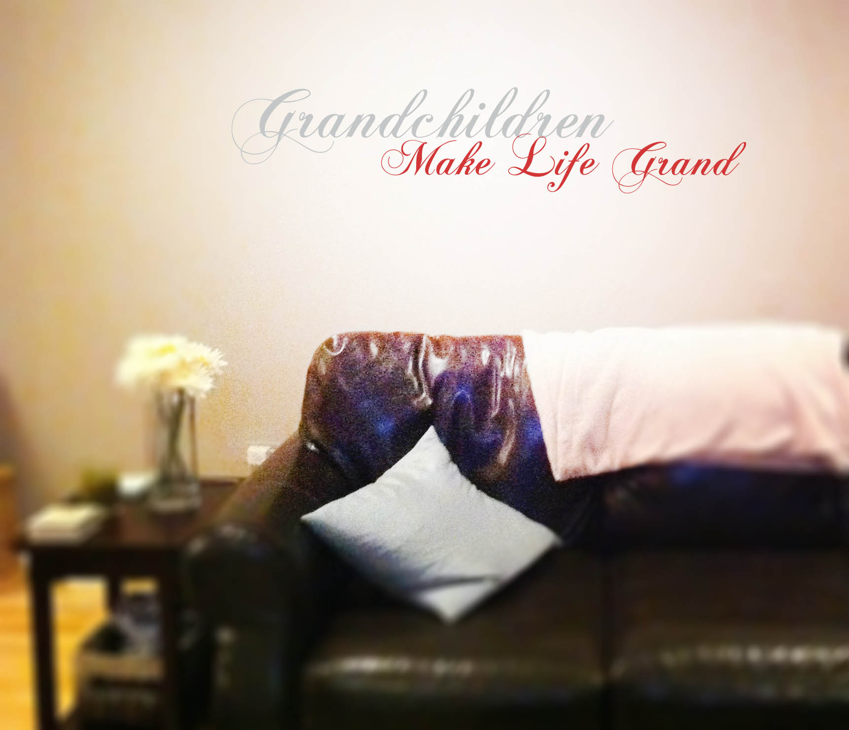 Grandchildren Make Life Grand Wall Decal