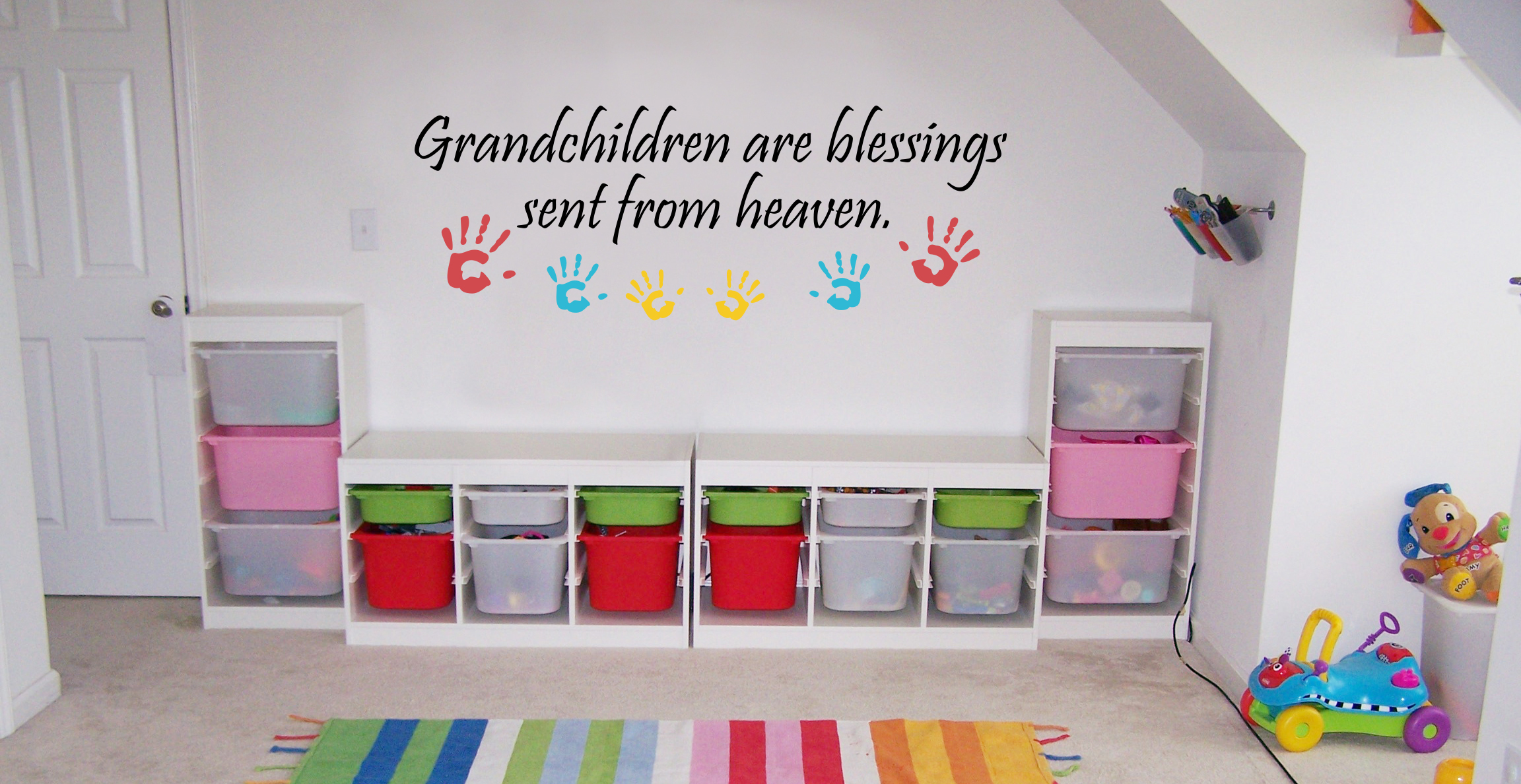 Grandchildren Are Blessings Wall Decal