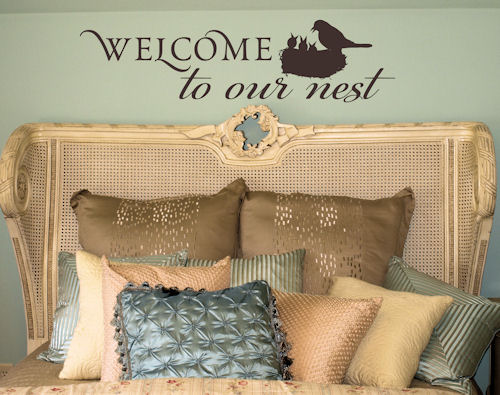 Welcome to Our Nest Wall Decal