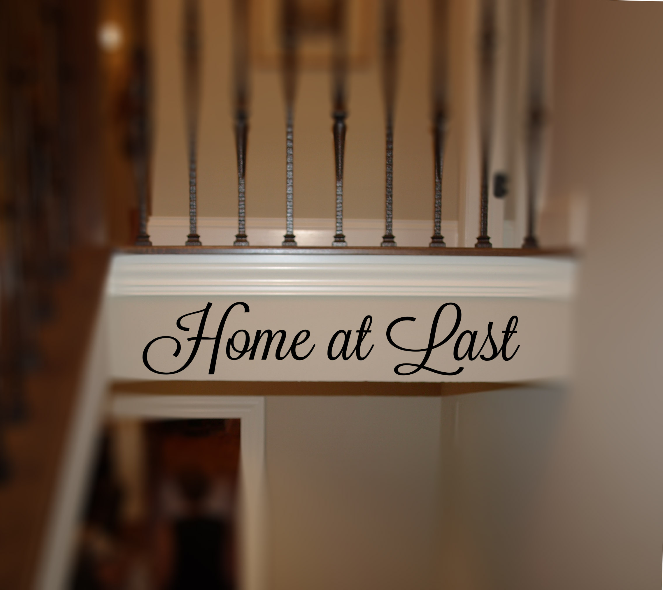 Home At Last Wall Decal
