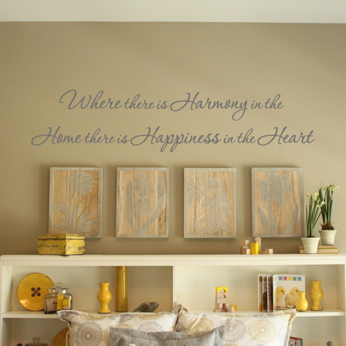 Where There Is Harmony Wall Decal 