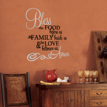 Bless the Food Wall Decal 