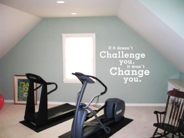 Challenge You Change You Wall Decal