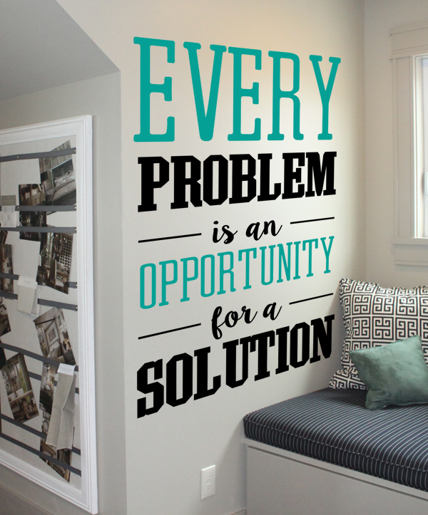 Creative Solution Wall Decal