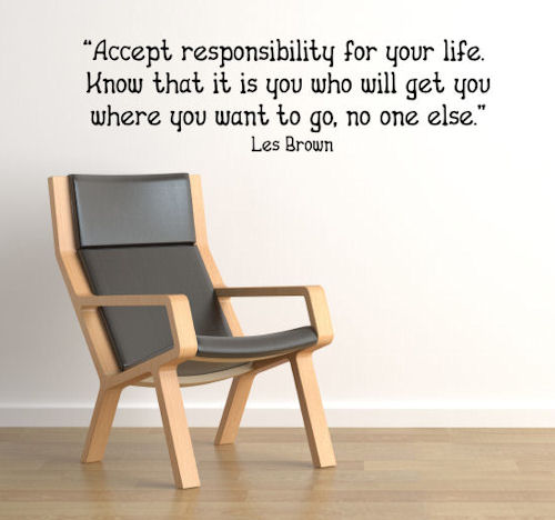 Accept Responsibility Wall Decal