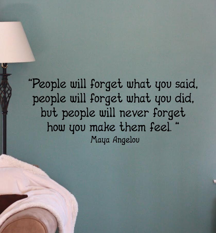 People Will Never Forget Feel Wall Decals