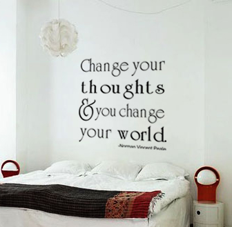 Change Your Thoughts Wall Decal