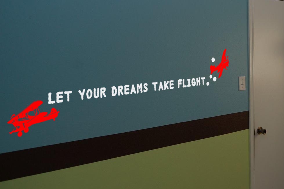 Let Your Dreams Take Flight Wall Decal