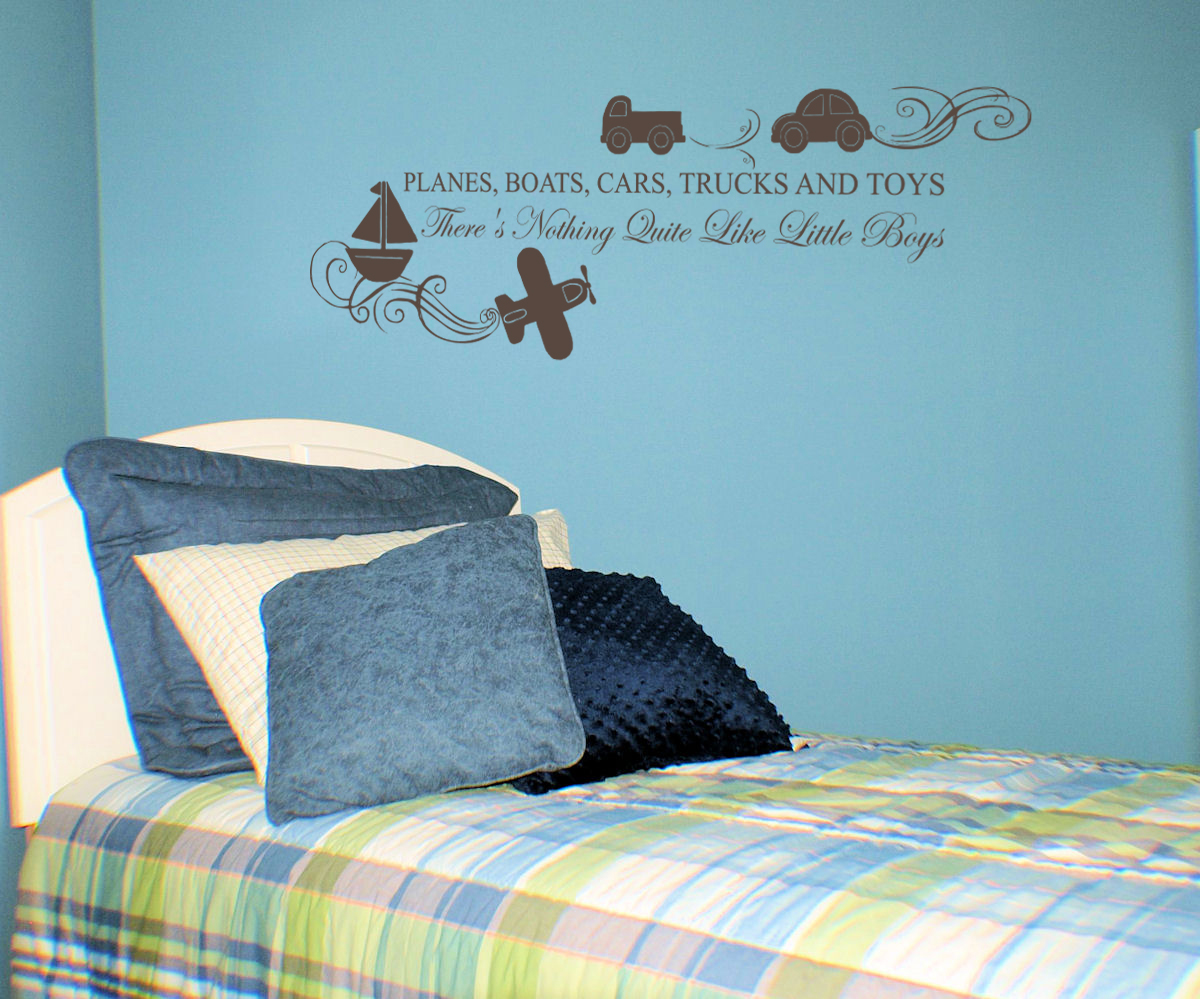 Trucks and Toys Wall Decal 