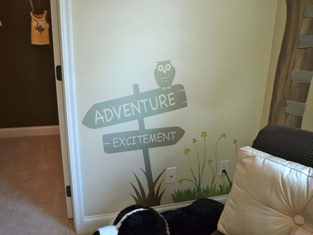 Adventure Excitement Signs Wall Decal