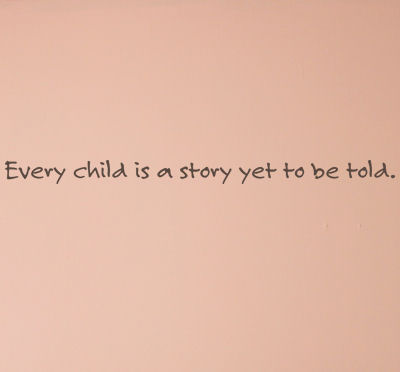 Every Child Is A Story Wall Decal