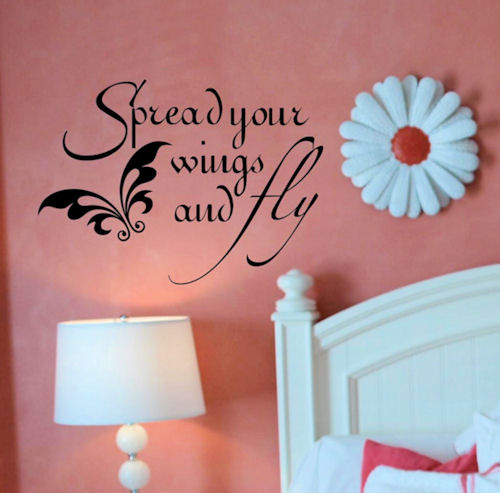 Spread Your Wings Wall Decal