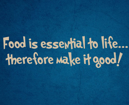 Food Is Essential Make It Good Wall Decal Item