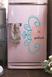 Stressed is Desserts Spelled Backwards Kitchen Wall Decal