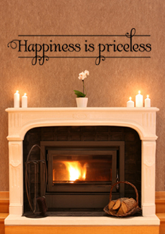 Happiness is Priceless Wall Decal