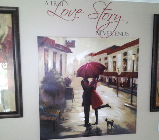 A True Love Story Wall Decal
