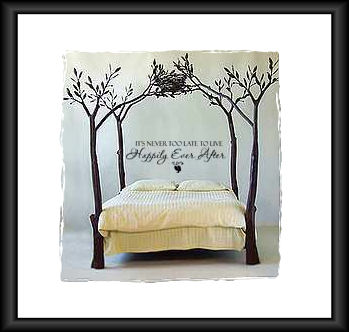 Never Too Late Happily Ever After Wall Decal