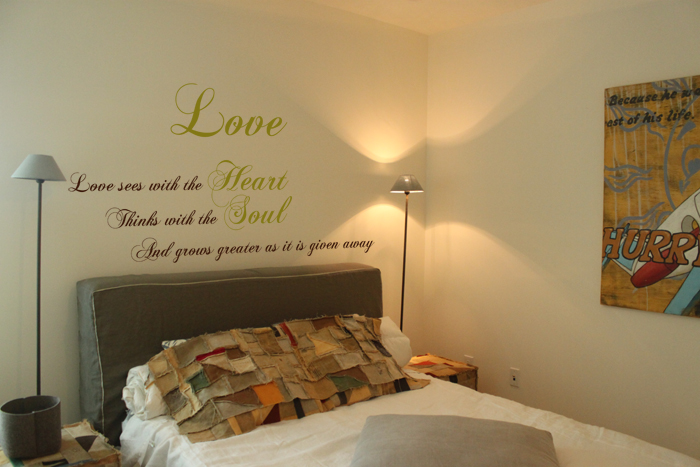 Love Sees With The Heart Wall Decal