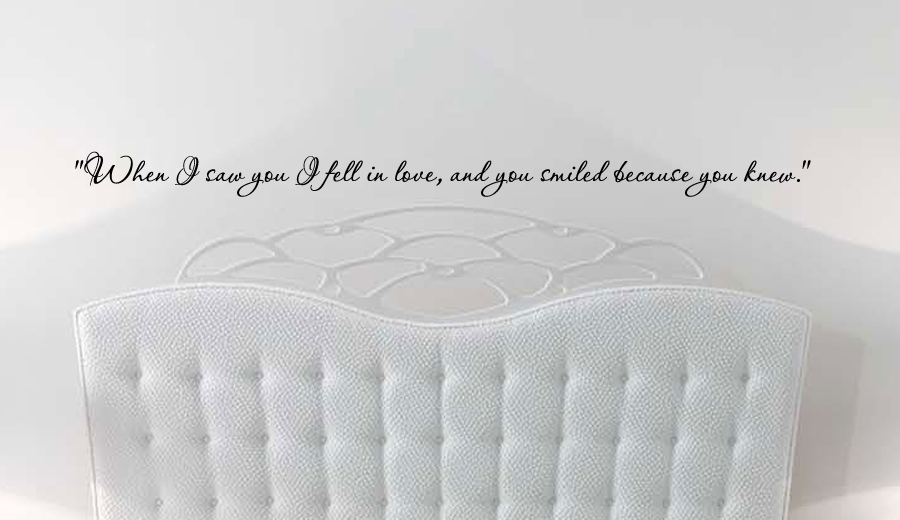I Fell In Love You Smiled Wall Decal