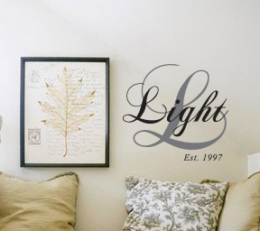 Name and Established Year Wall Decal