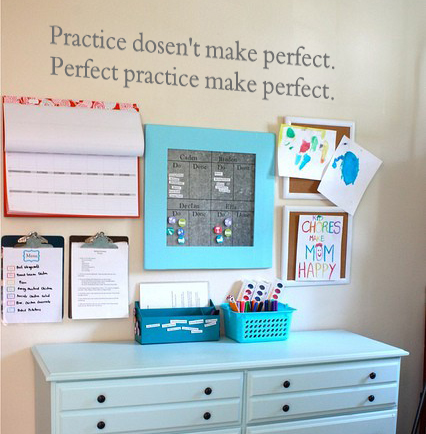 Practice Doesn't Make Perfect Wall Decal 