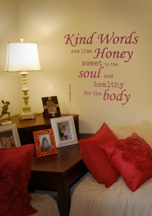 Kind Words Wall Decal