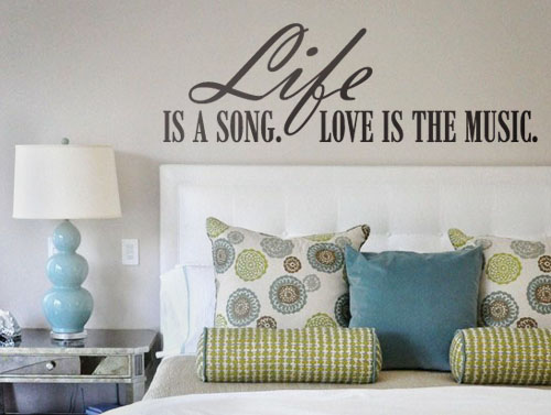 Life is a Song Wall Decal